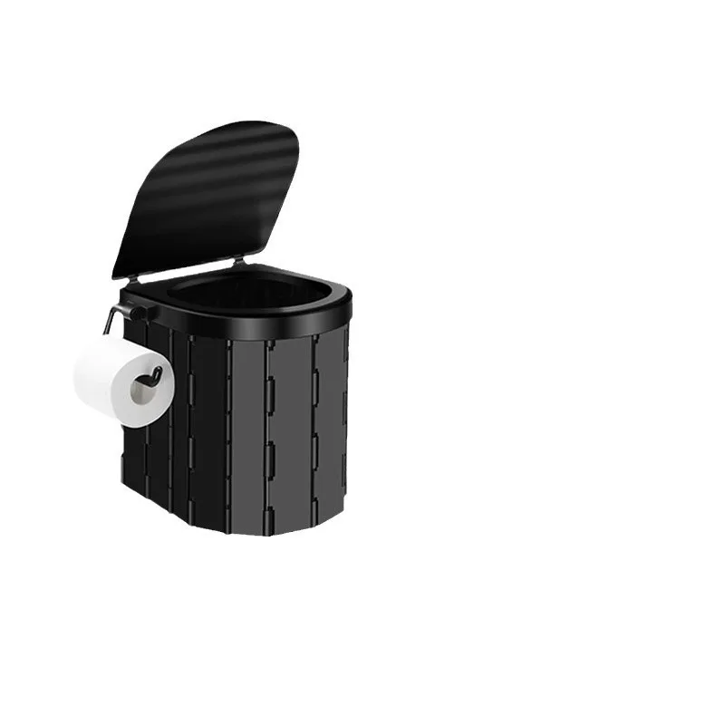 Outdoor toilet removable car camping long distance high speed emergency folding
