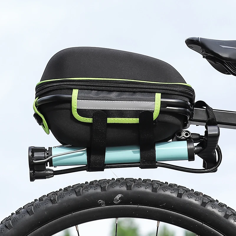 WEST BIKING Cycling Bag Bike Rear Bag Reflective Waterproof Rain Cover Mountain Bike Cycling Tail Extending Saddle Bicycle Bag