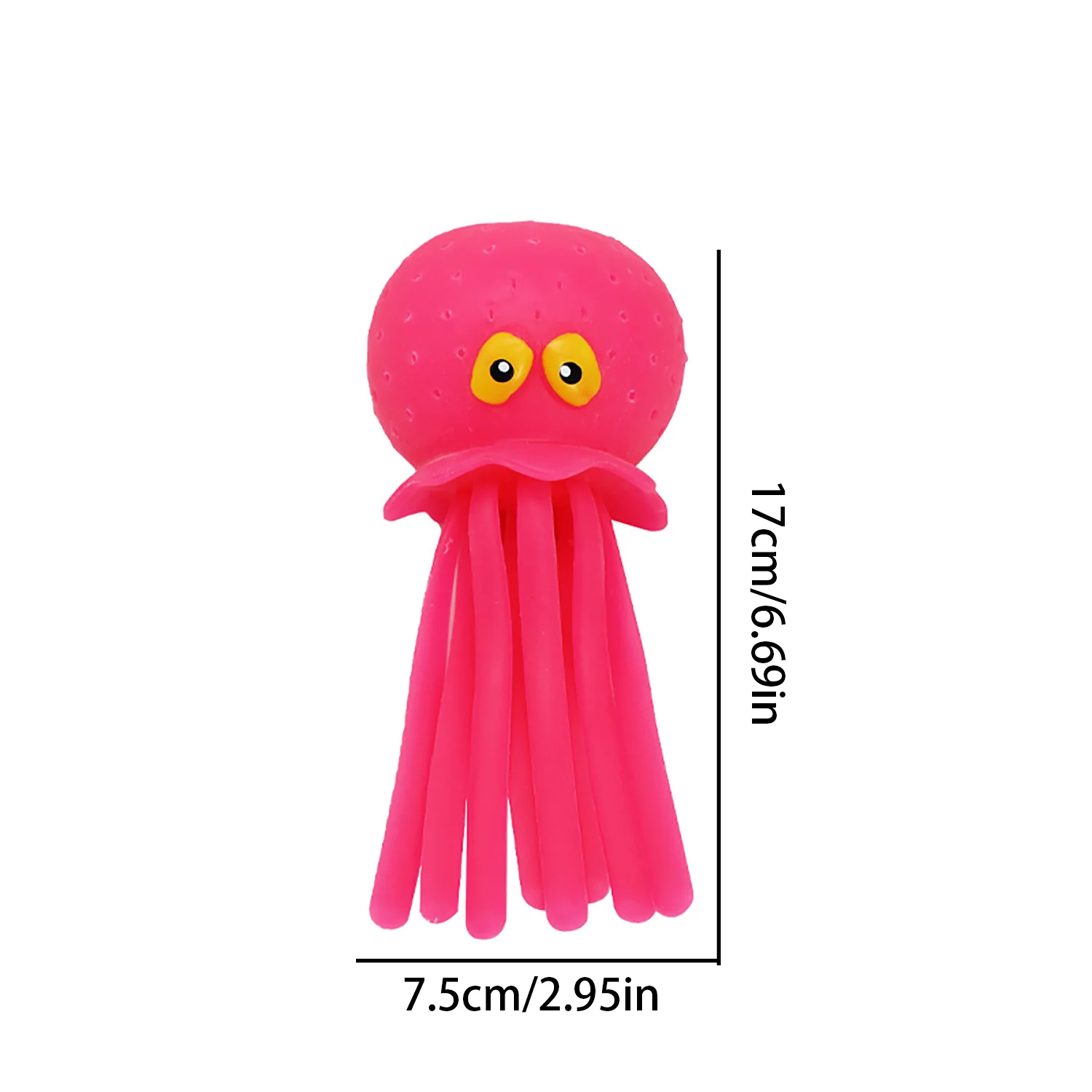 Playing Octopus, Squeezing Joy, Spraying Water, Marine Animal, Children\'s Shower Toy TPR Decompression Octopus