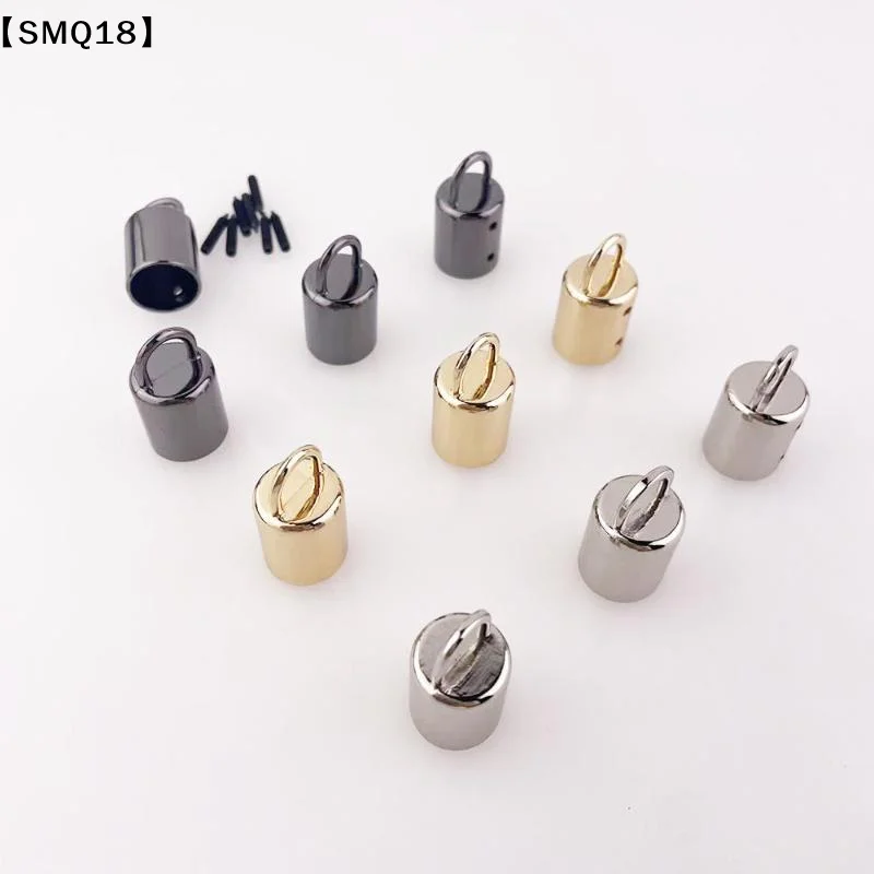 10Pcs 14mm Bag Metal Buckles Handbag Strap Tassel Cap Clasp Hook Connector Hanger Rope Cord Lock DIY Hardware Accessories【SMQ】