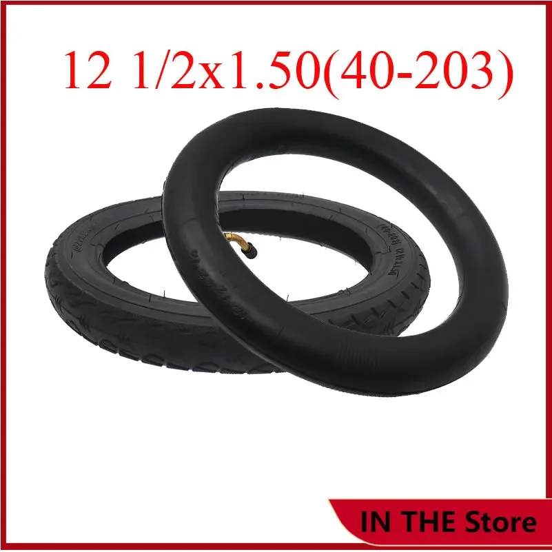 

12 1/2x1.50 Butyl Pneumatic Tire for Electric Vehicles 12 1/2x2 1/4 Inner Wheelchair Tyre Thickened 40-203