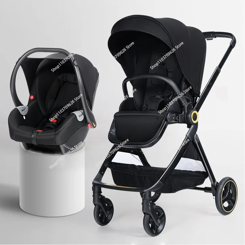 Pivot Modular Travel System with Infant Car Seat with Anti-Rebound Bar Travel Systems