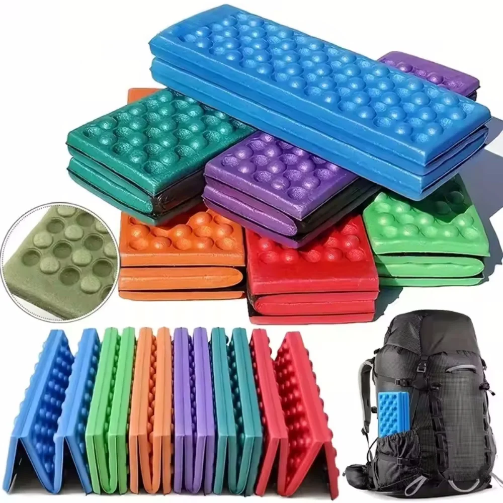 Schaumstoffmatte für Outdoor-Camping, Reisen und Strand, Faltbare Schaumstoff-Sitzauflage, Wasserdicht, Tragbar, Feuchtigkeitsbeständig, für Wandern und Picknick