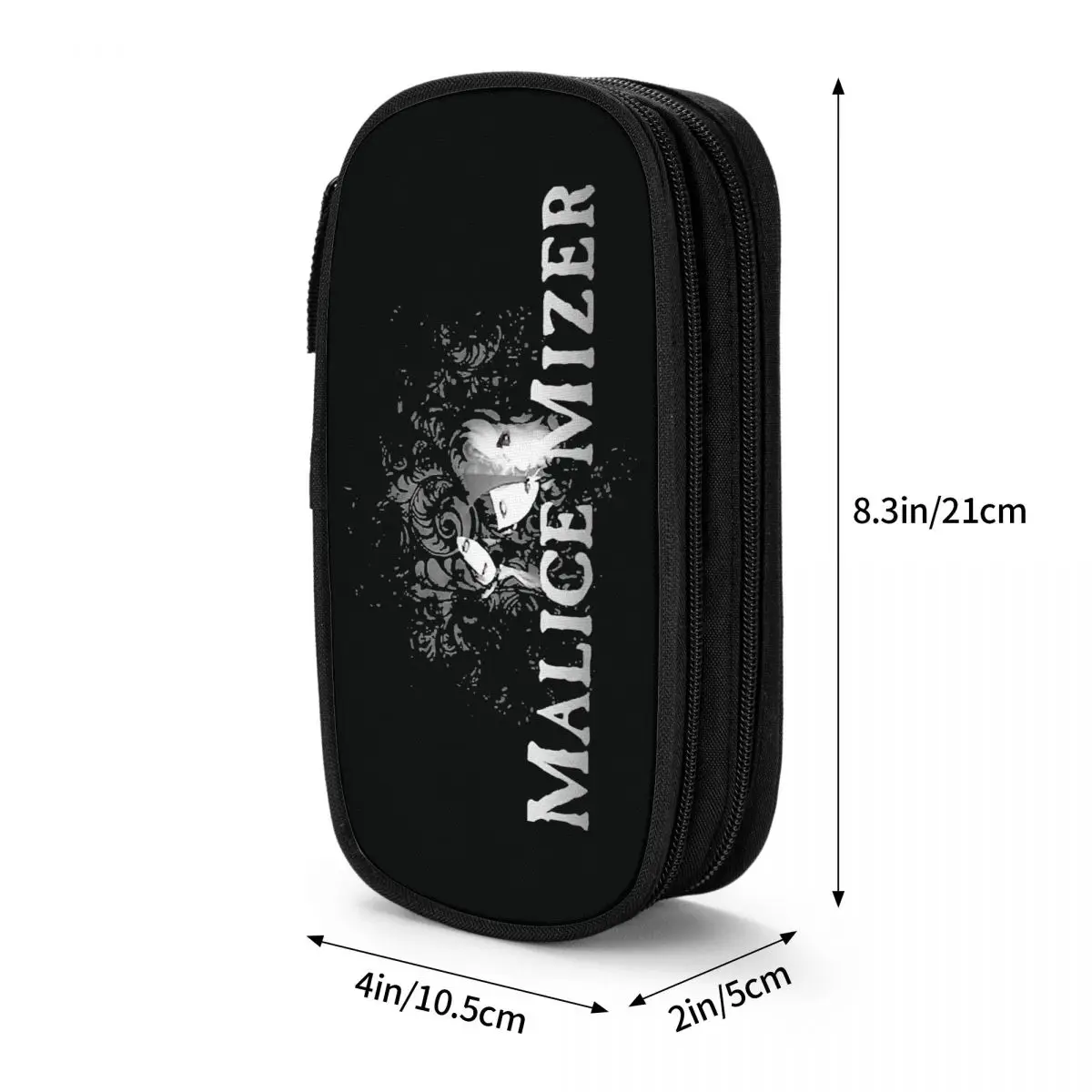 Cool Pencil Case Mens Funny Malice Mizer Movie Fans Pencil Pouch Back To School Pencil Cases Kids Double Layer School Supplies image 3