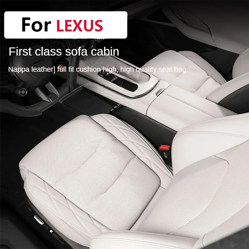 NAPPA Leather Car Seat Cover Seat Cushion Auto Seat Protector Pad For Lexus IS300H CT200H IS250 RX350 NX300H RX450H GX460 IS200