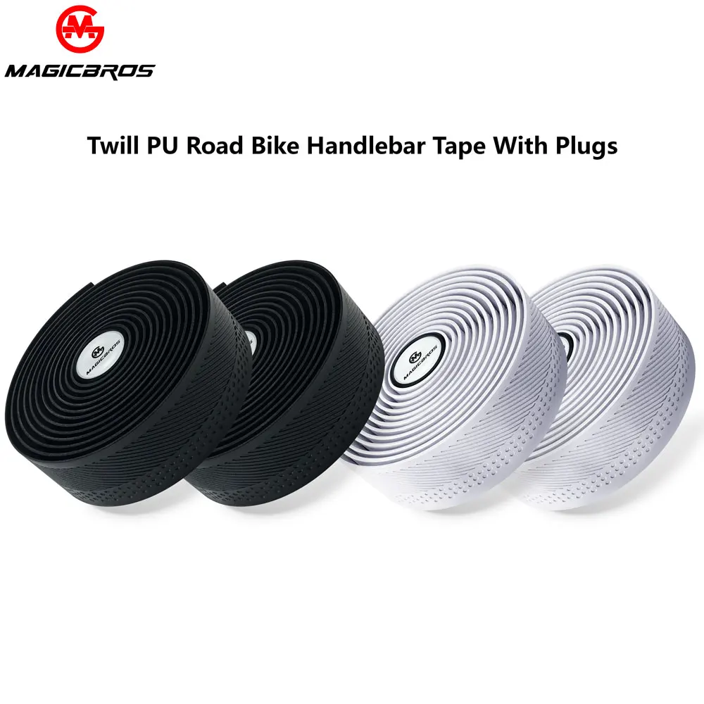 

MAGICBROS PU EVA Road Bike Handlebar Tape Wrap Grip Belt Comfortable Soft Bartape Beautiful New Road Bicycle Handle Bar Tape