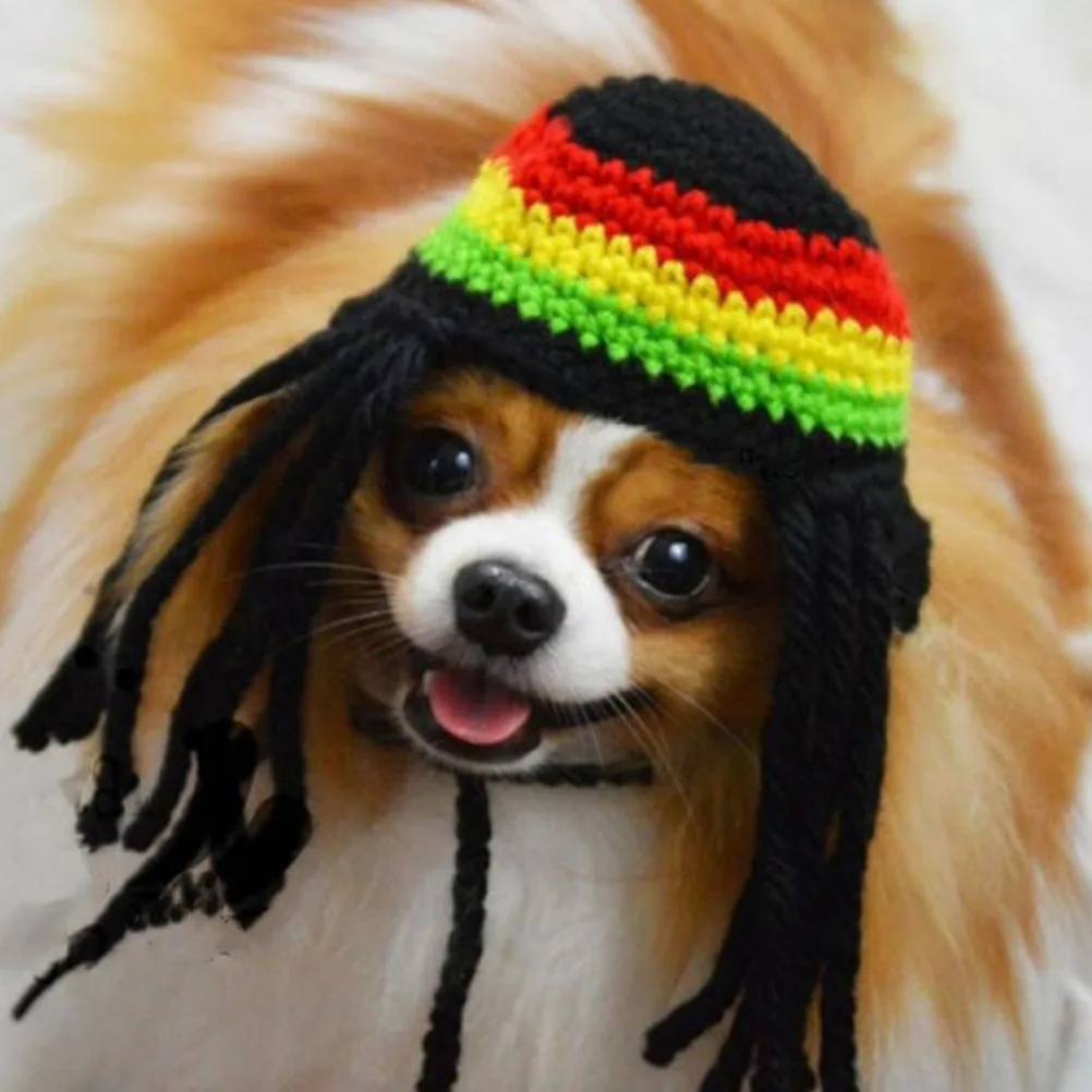 

Pet Hats Lovely Wool Hat for Dogs Halloween Party Adorable Cap Creative Headdress Soft Texture Fine Workmanship Easy to Wear