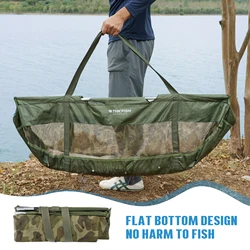 THKFISH Fishing Bags Folding Fish Weigh Bags Mesh pvc Weigh Sling Fish Bag for Caught Fish Weigh in Bag for Bass Carp Fishing