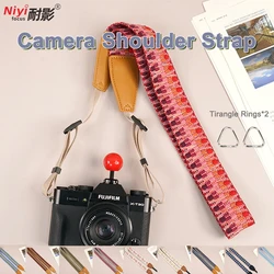 Widen Camera Shoulder Strap Neck Strap Long Thicken Universal for Sony Nikon Canon Fuji Pentax M43 Leica SLR DSLR Mirrorless Cam