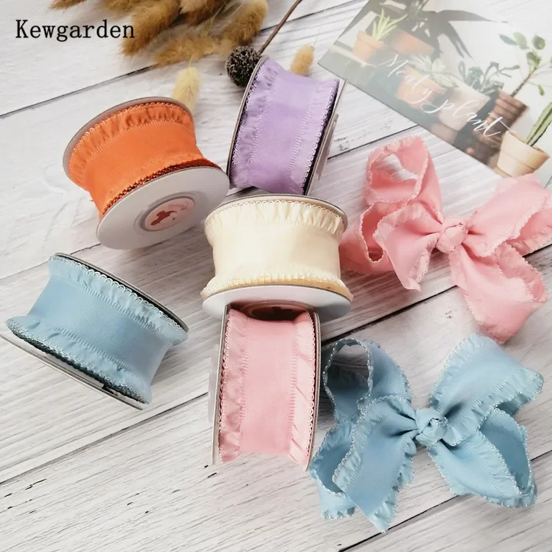 Kewgarden Wavy edge Ruffle Ribbon 1\