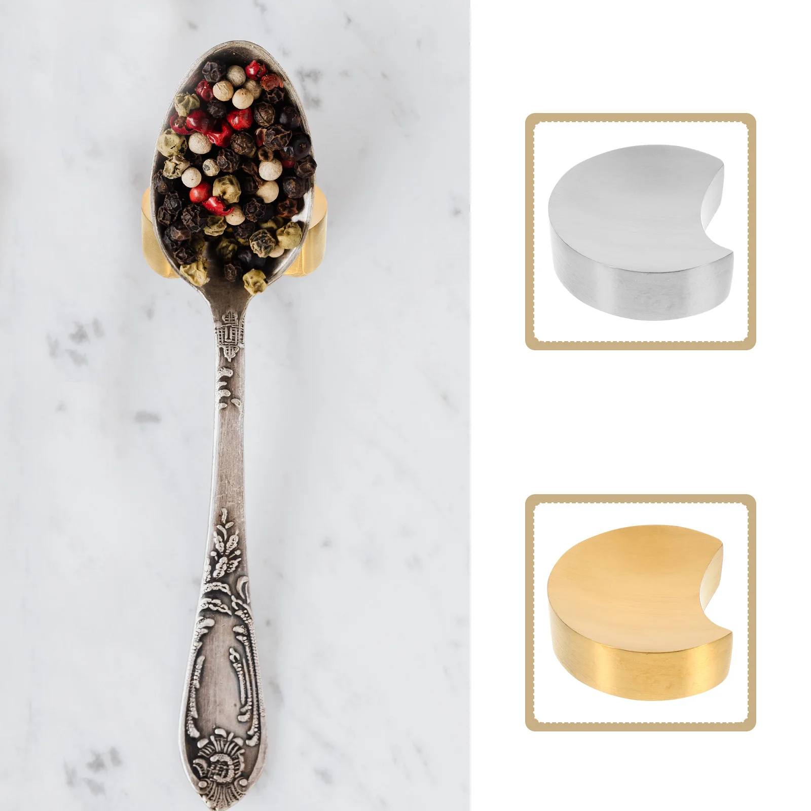 

2pcs Spoon Rest Holder For Chopsticks Forks Knives Tableware Organizer Flatware Rack Stand Kitchen Barware Set