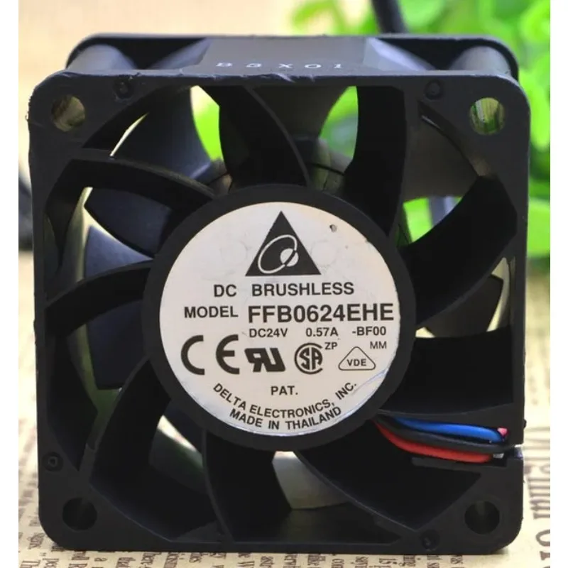 

New Cooling Fan for Delta FFB0624EHE 24V 0.57A 6CM 6038 Speed Measurement Double Ball Fan 60*60*38mm
