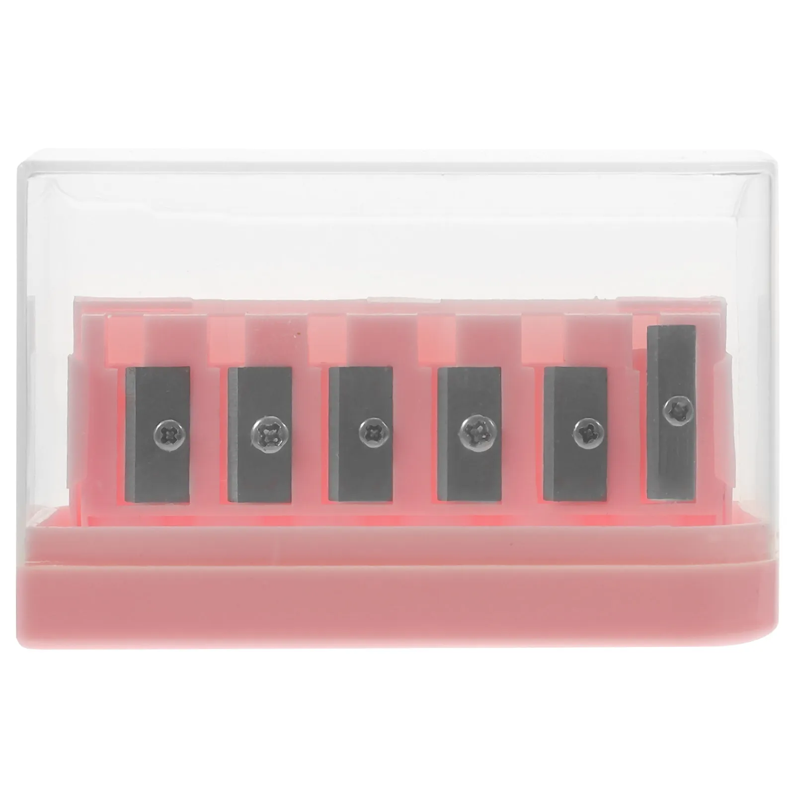 

6 Hole Pencil Sharpener Manual Handheld Sharpener for Students School Office Home Use Compact Portable Stationery Supplies