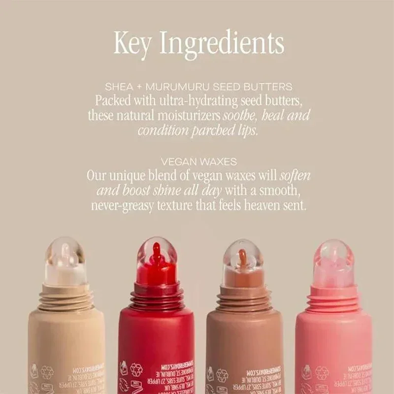 Moisturizes Lip Balm Lips Waterproof Nutritious Liquid Lipstick Non-stick Lip Glaze Natural Soft Makeup Lip Care Tube Lipstick