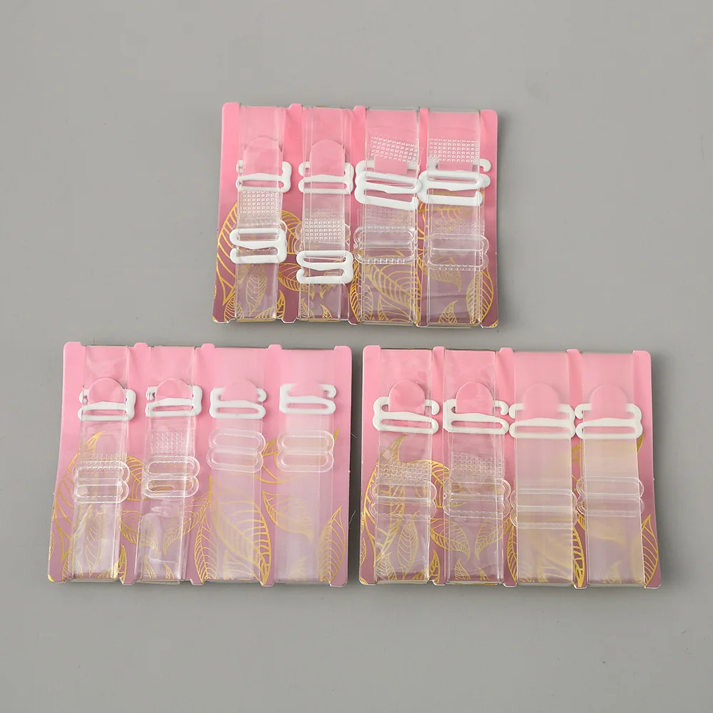 

Adjustable Transparent Shoulder Strap Invisible Seamless Bra Straps Extended Non Slip 2Pairs/card New Sexy Underwear Accessories
