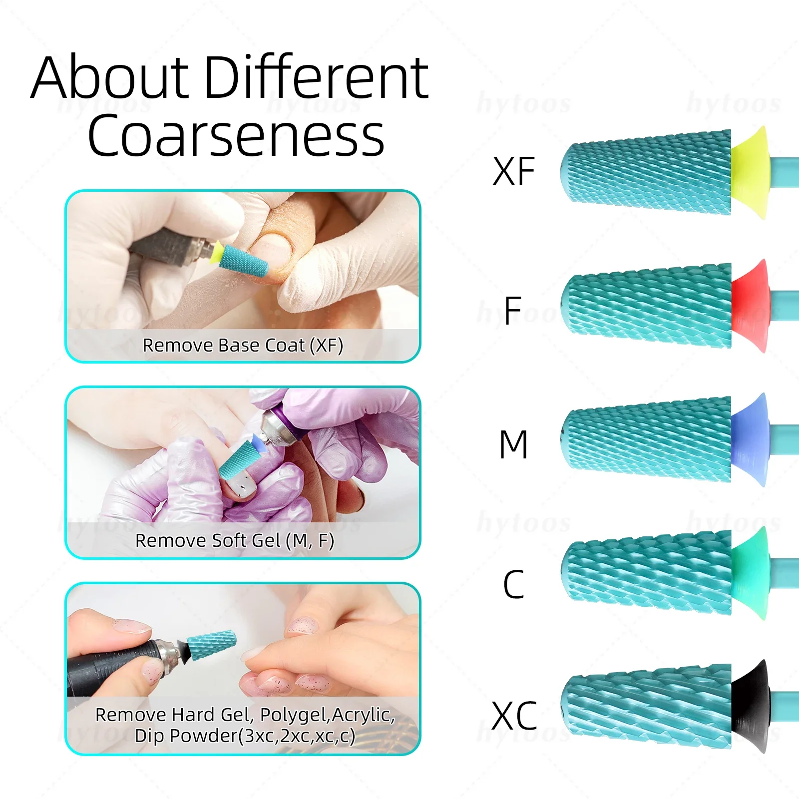 سلامة كربيد مسمار لقمة ثقب طلاء أخضر قبة مدبب بت لإزالة طلاء هلام برو مانيكير التدريبات AccessoriesTool #3