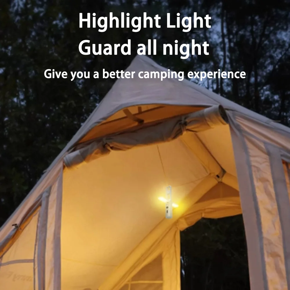 المحمولة القابلة لإعادة الشحن مصباح ليد جيب إضاءة الطوارئ التخييم ضوء خيمة خارجية العمل معلقة الشعلة للمشي لمسافات طويلة إصلاح الضوء
