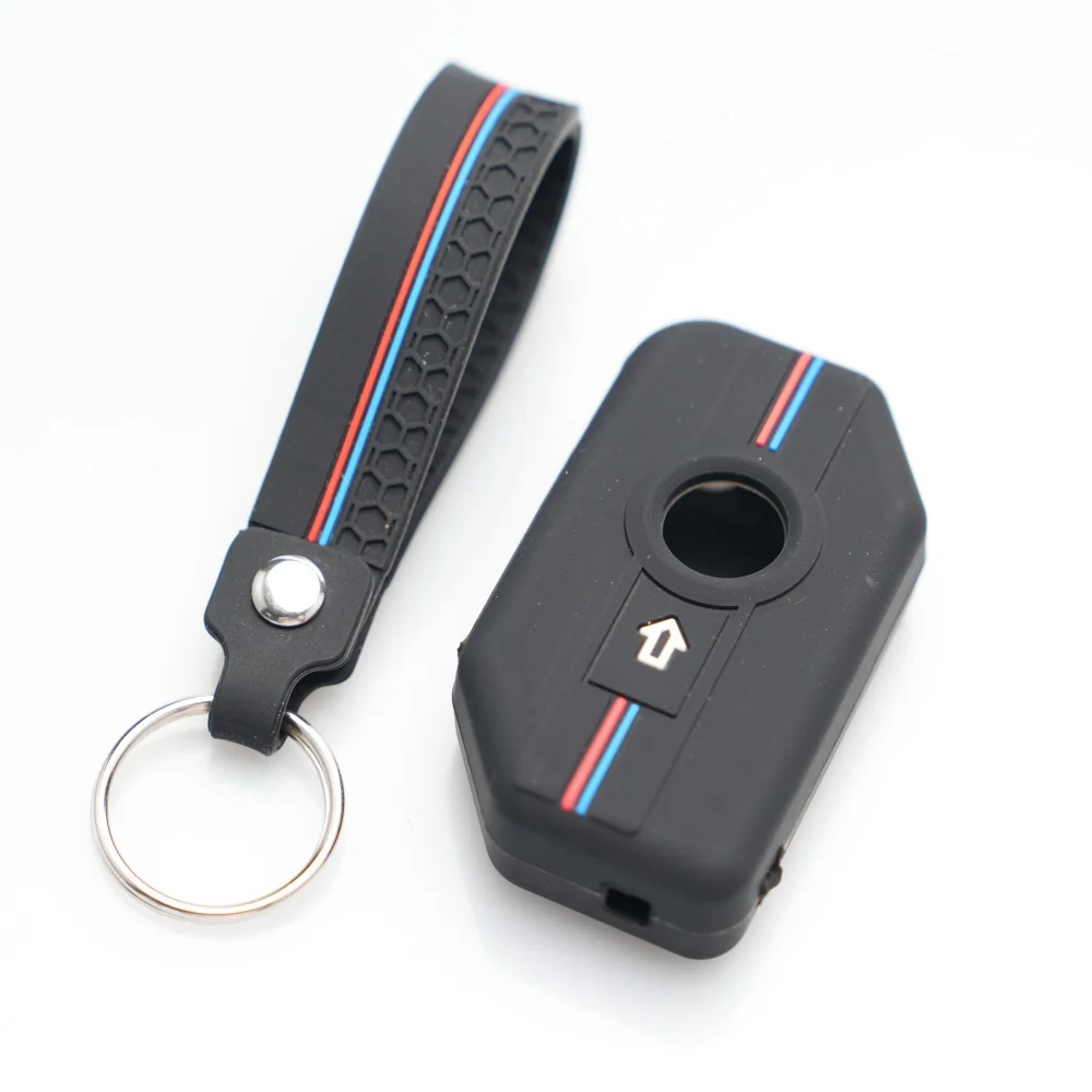 Silicone Remote Key Fob Keychain Ring Shell Case Cover Holder For BMW K 1600 B GT GTL R 1250 GS Adventure S1000 R XR 2021 2022