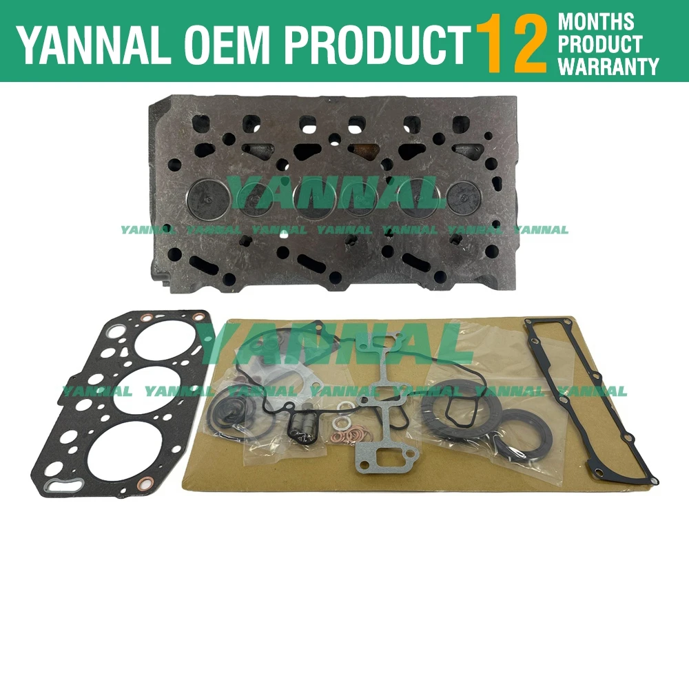 3TNV70-AJUV Cylinder Head W/ Gasket For Yanmar Engine John Deere 855D XUV Gator