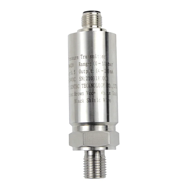 PM420 Low Hysteresis Current Pump Transducer Assembled Pipe Pressure Sensor Compressed Air Pressure Transmitter