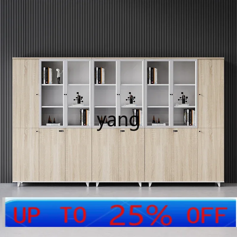 CX  file cabinet office supplies with glass door household storage bookcase combination floor