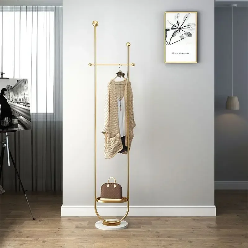 Hall Rack Hallway Wall Hanger Shelf Entrance Extension Clothes Coat Stand Large Couple Wardrobe Clothing Garment Furniture