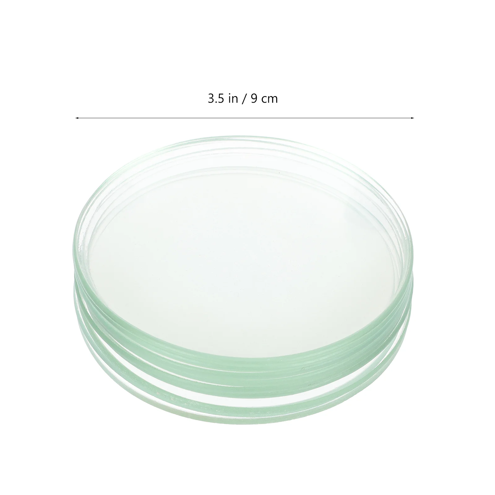 Science Projects Dishes Transparent Petri Culture Plate Watch Glass Eyeglasses for Laboratory Square Round