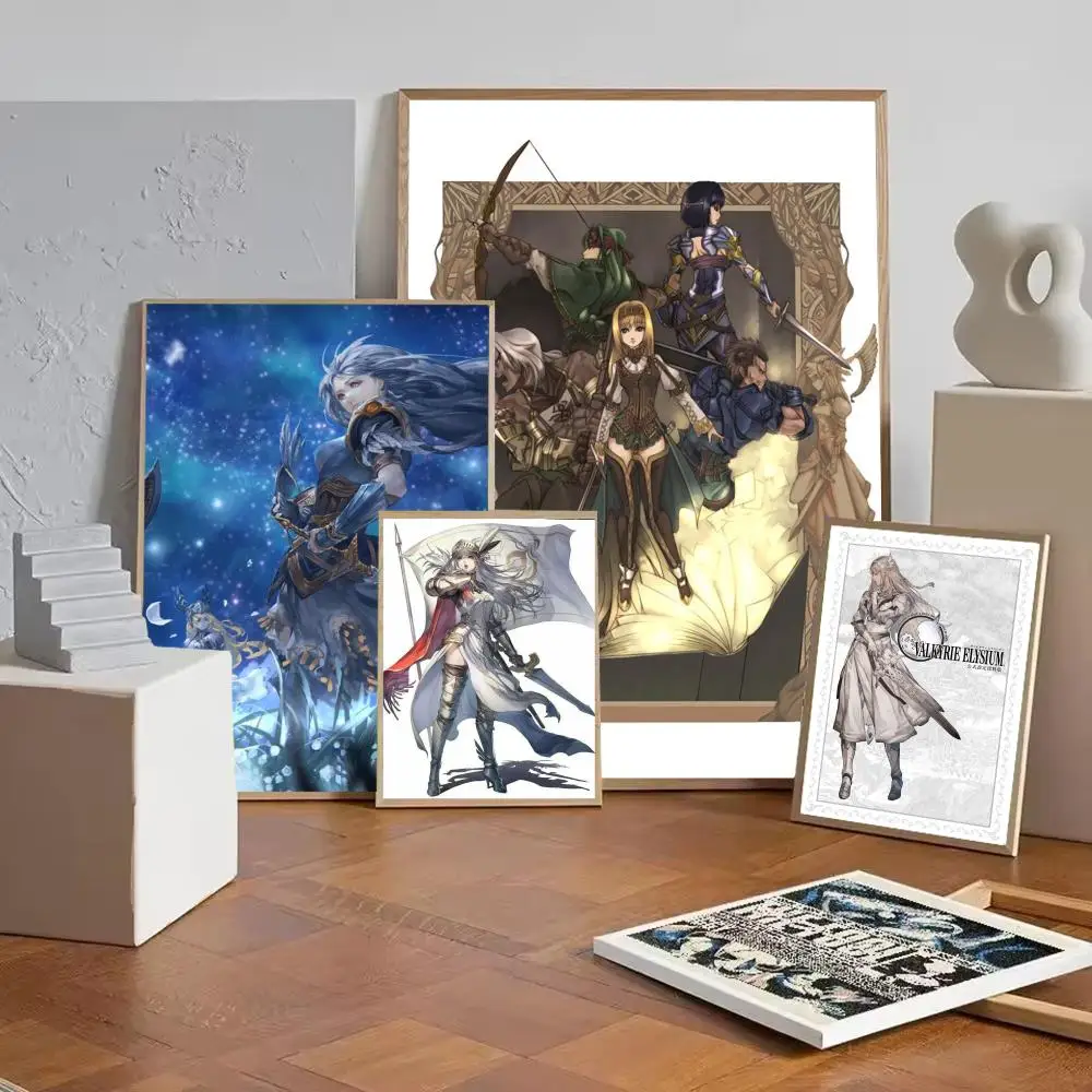 RPG Adventure Game V-Valkyrie Profile 1 Poster Art poster movie mural family childrens room wall decoration print Gift