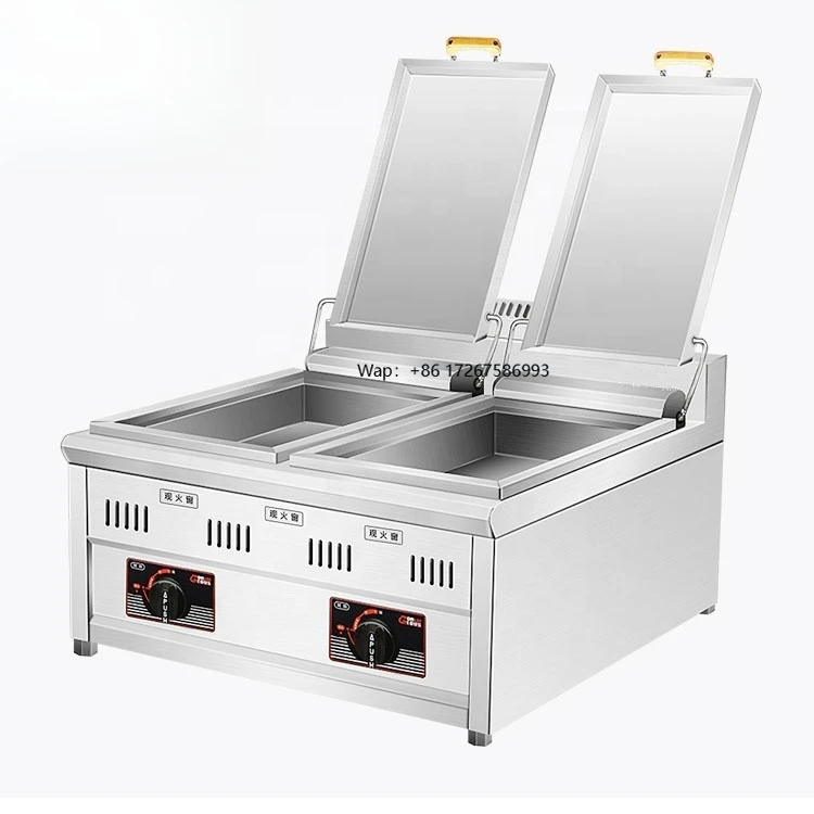 

High Quality Dual-Control Commercial Steam Fried Bun Automatic Pancake Grill