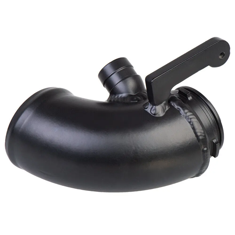 90° High Flow Inlet Turbo Elbow Pipe For VW Golf MK7 GTI R Audi A3 S3 TT 2.0TSI Black