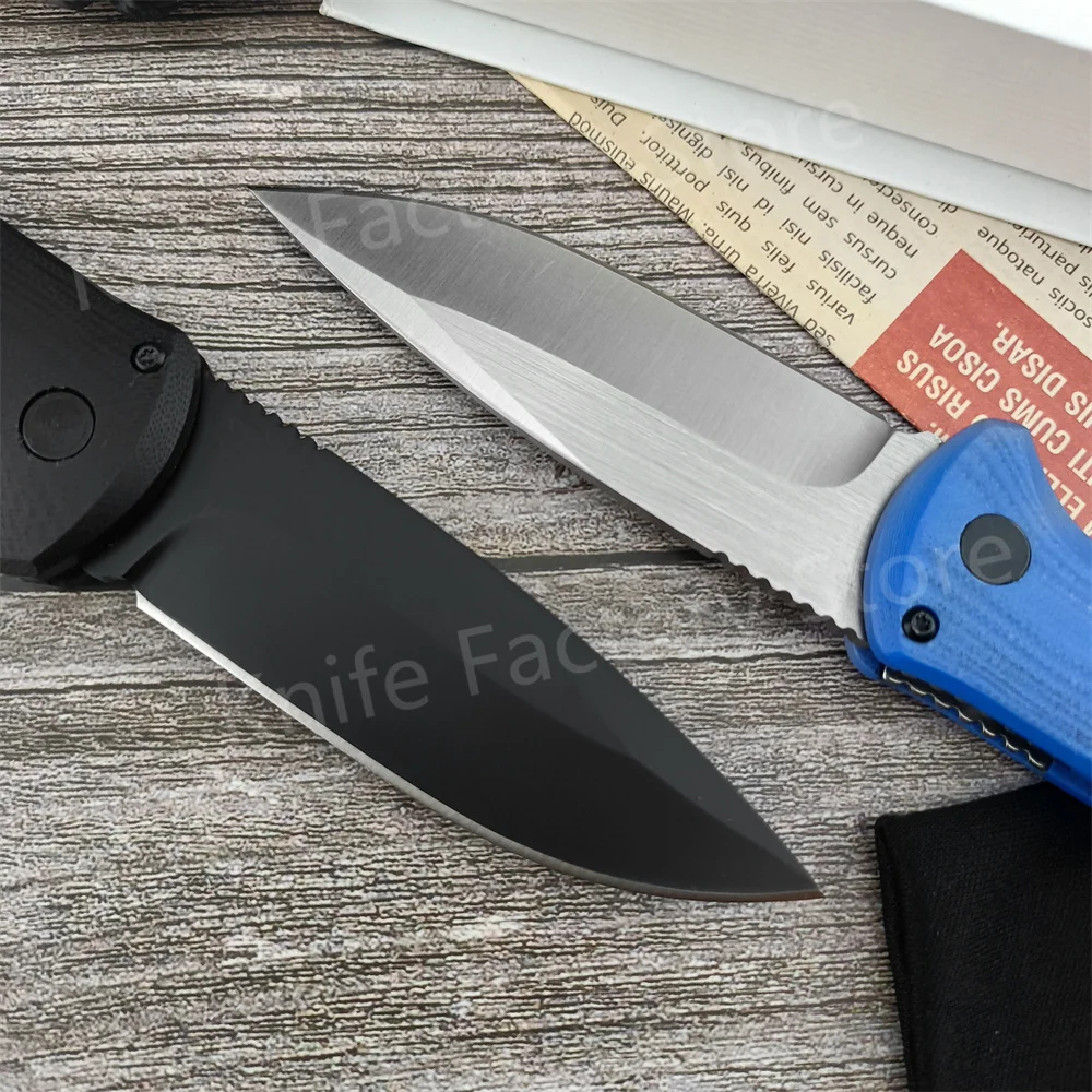 Folding Knife 4300 535 154CM Steel Blade G10 Handle Survival Hunting Military Tactical  EDC Combat Outdoor Defense Pocket Knives