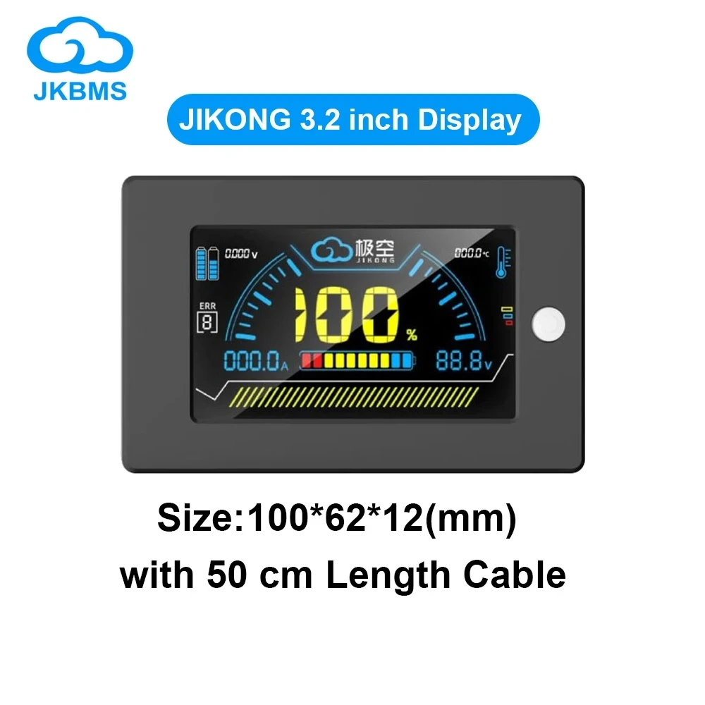 JKBMS JIKONG V19 Haushalts-Energiewechselrichter BMS 8S/24V 16S/48V Li-Ion/Lifepo4/LTO Batterie BMS PB2A16S20P