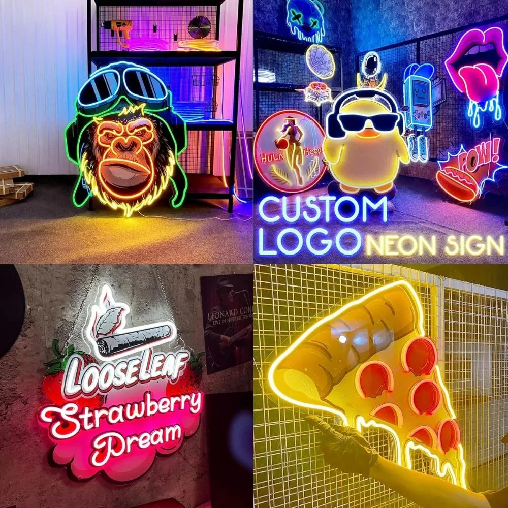 

Happy Birthday, Customized Neon Lights, Festive Atmosphere, Party Decoration, Acrylic Neon Light Design