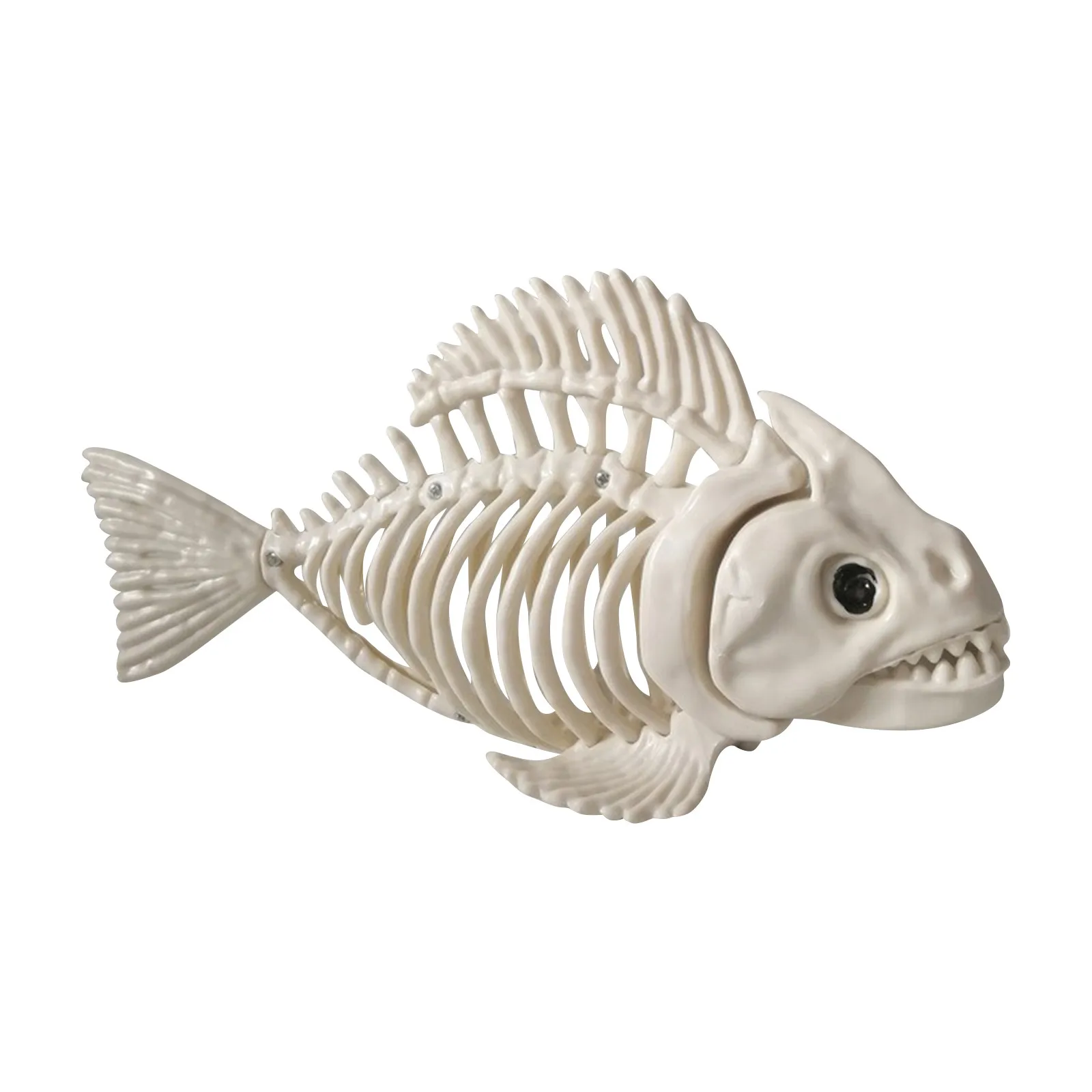 Halloween Fish Skeleton Sculpture Animal Bones Model For Living Room Bedroom Desk Top Fish Bone Sculpture Table Decoration