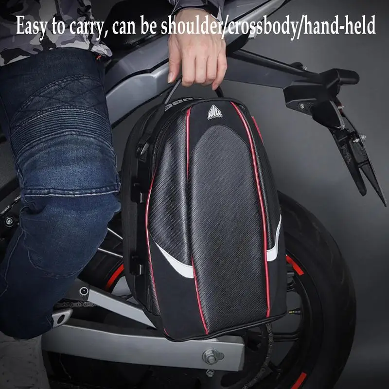 Tank Bag For Motorcycle Waterproof Motorcycle Rear Seat Luggage Bags Motorcycle Saddle Bags Storage Waterproof Seat Bag For