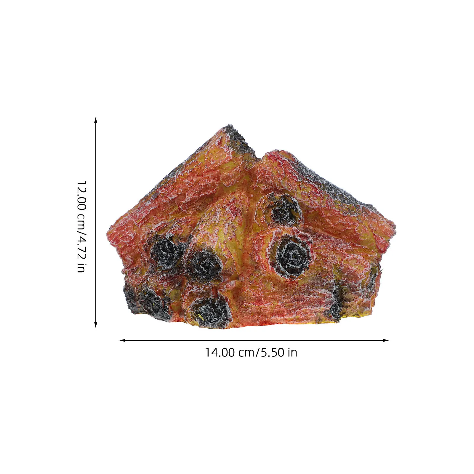 مصباح لهب فحمي محاكاة من الراتنج - مصباح حريق مزيف خفيف لتزيين المنزل والهالوين وأجواء مريحة #4