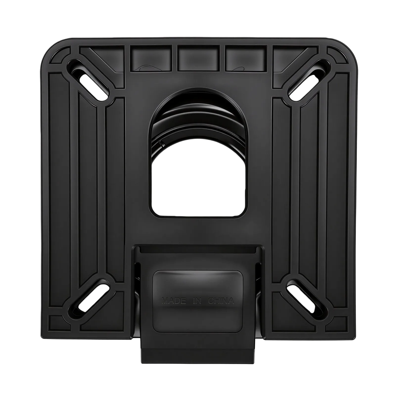 Boat Seat Swivel Base Mount for Canoe Pontoon Boat 360° Rotation Black Coating Heavy Duty Quick Disconnect Seat Bracket Mount