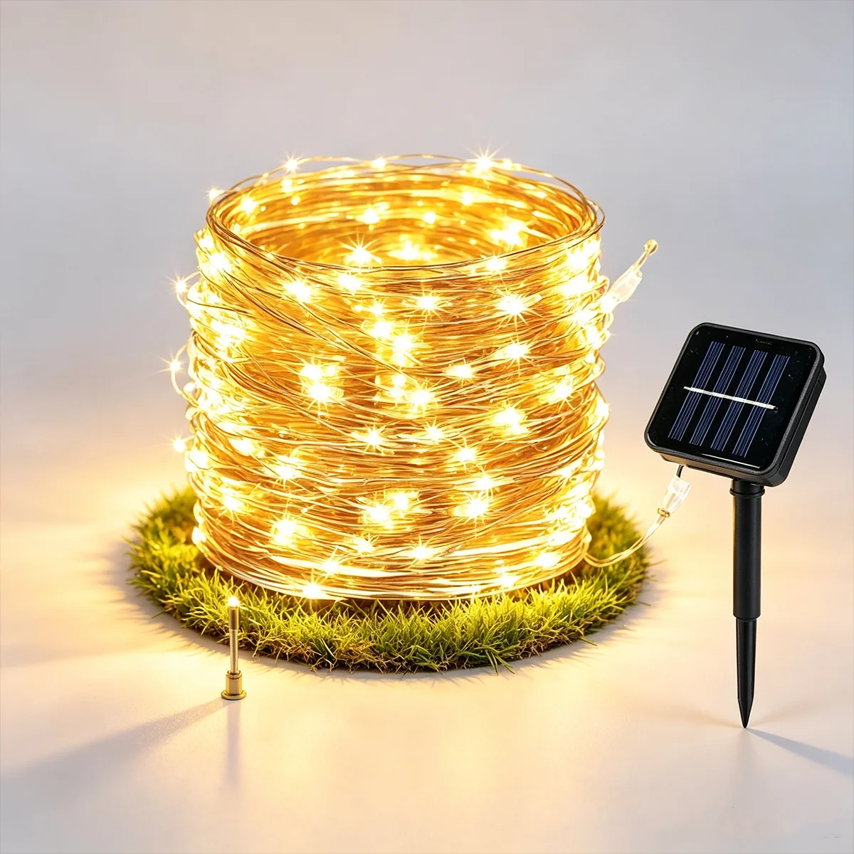 Solar Fairy Lights Flexible Co - огляд і ціна Outdoor Lighting On Trees