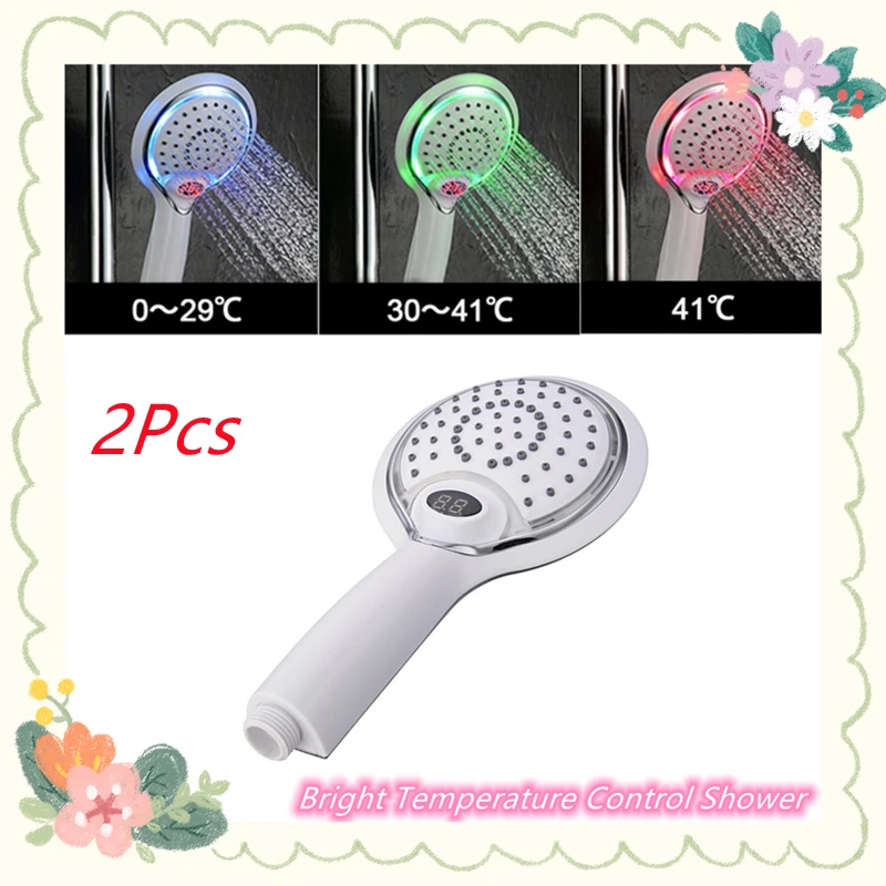

Душевая лейка со светодиодный Ной подсветкой и датчиком температуры, 3 цвета