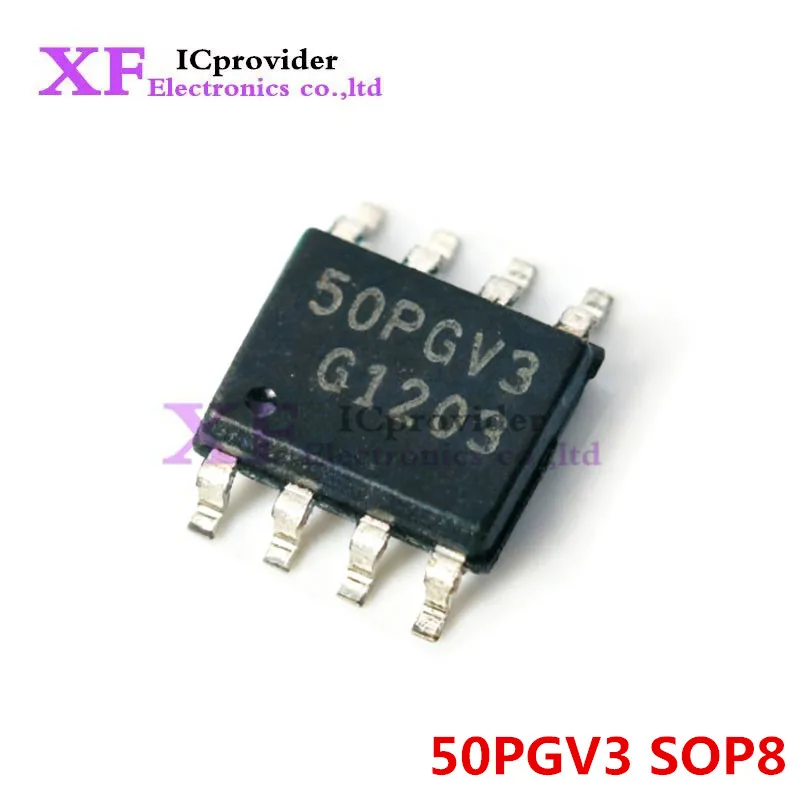 

Оригинальный 10 шт. 50PGV3 SOP8 для автомобильного прибора, высокоскоростной CAN-связь, уязвимый чип, лучшее качество, ICprovider