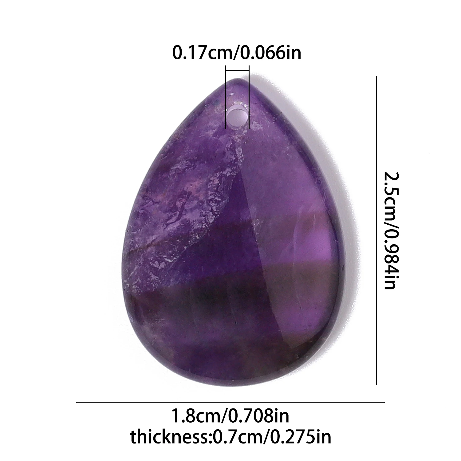 25x18 مللي متر Waterdrop الحجر الطبيعي جمشت الجزع الأباتيت افينتورين حلية قلادة المرأة صنع المجوهرات ل عقد دي اي واي اكسسوارات #5