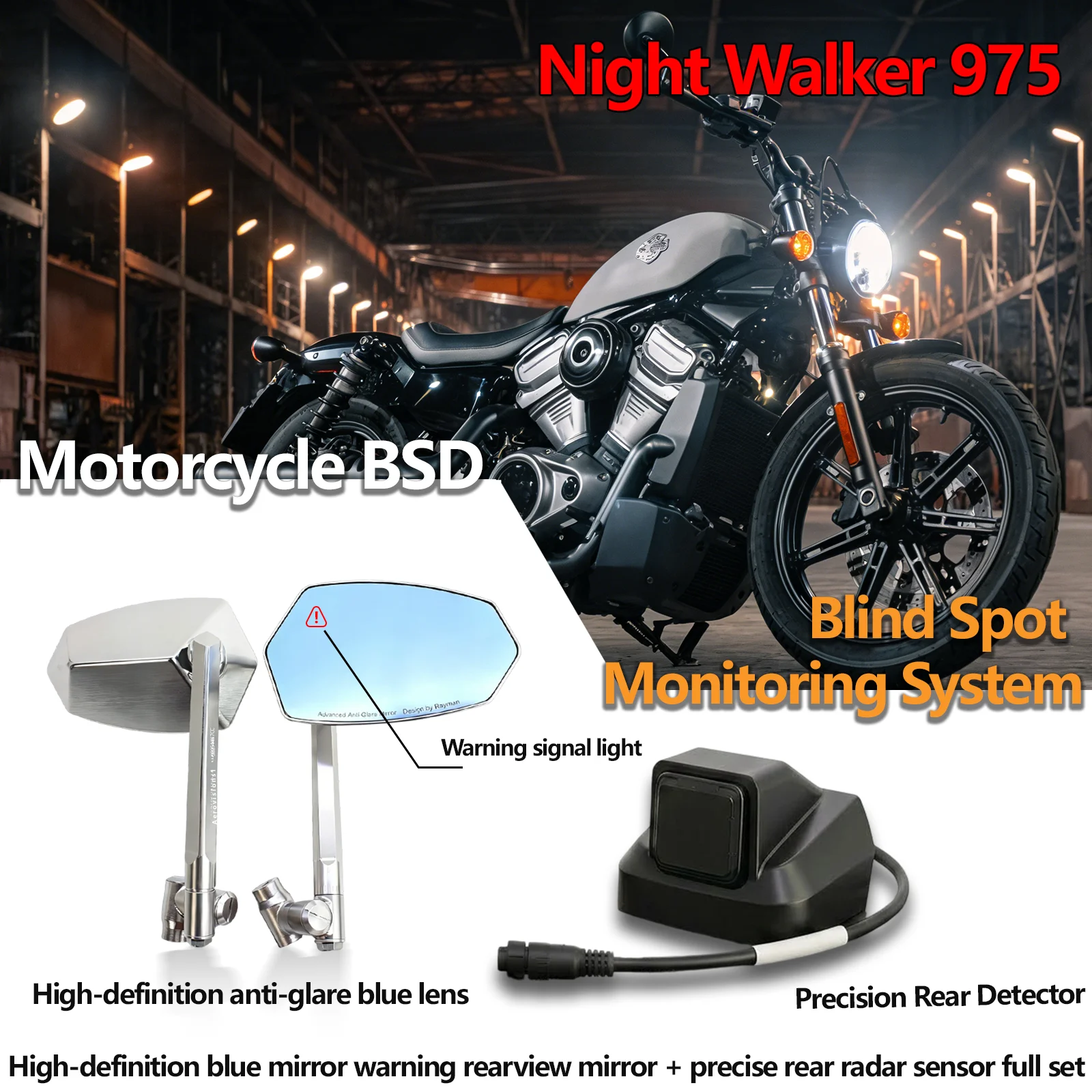 specchietto-retrovisore-radar-ad-alta-definizione-per-harley-road-glide-2026-nuovo-con-design-antiabbagliamento-e-sensore-posteriore-preciso