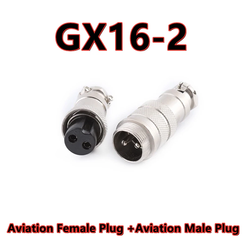 1set Aviation plug GX16-2/3/4/5/6/7/8 pole 16mm male connector GX16 2PIN 4PIN 6PIN 8PIN female socket connector plug socket