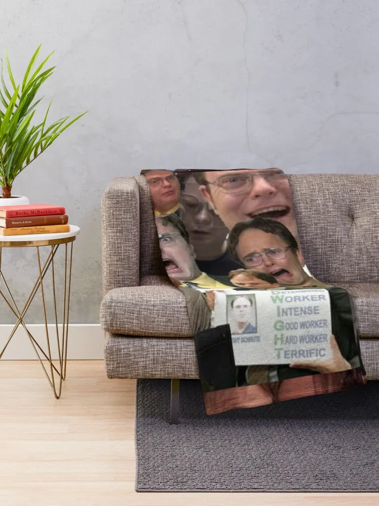 Dwight Schrute - The Office Throw Blanket Blanket For Travel Light Blanket Fluffy Baby Blanket