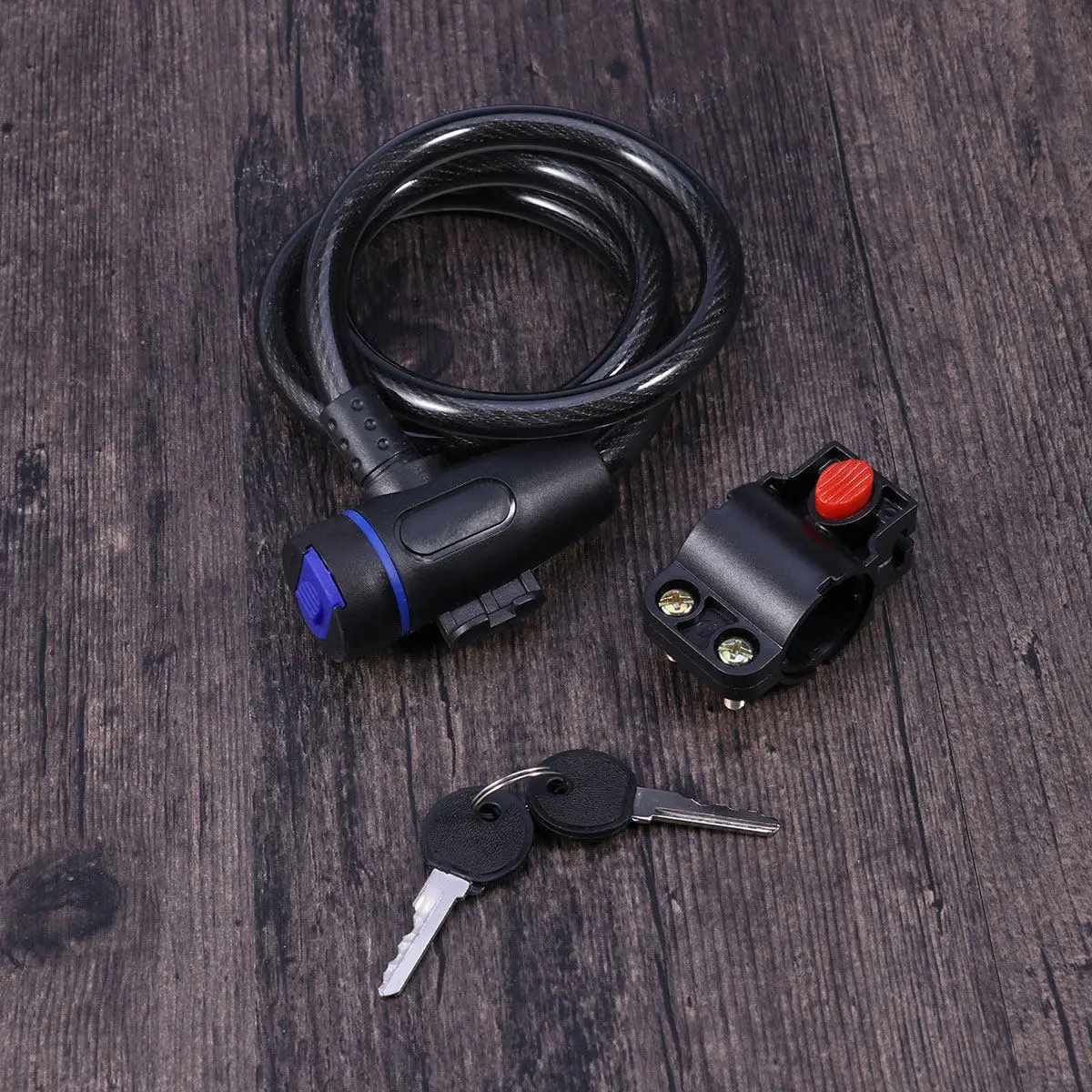 

Цветной розовый велосипедный тросовый замок, металлический плетеный противоугонный цепной замок, надежное устройство для блокировки горных и шоссейных велосипедов, велосипедный замок-пломба