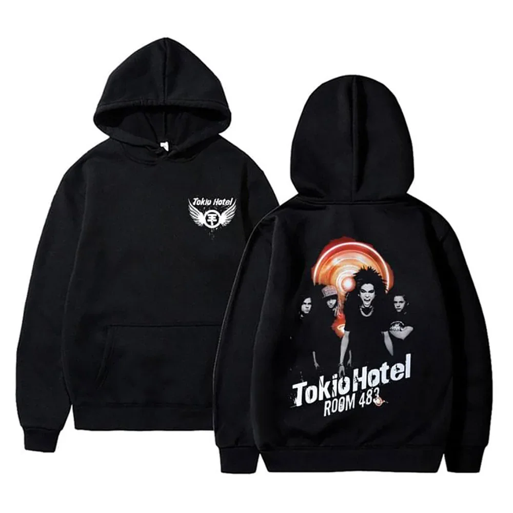 Rock Band Tokio Hotel Hoodie Sweatshirt Women Men Long Sleeve Fashion Pullover Harajuku Tops