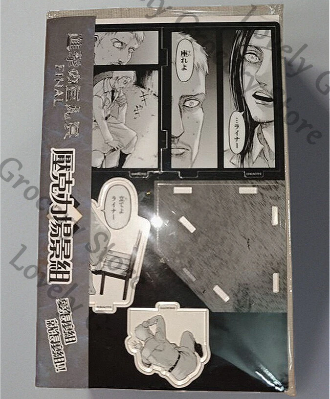

Anime Shingeki No Kyojin Ataque A Los Titanes Reiner Braun Attack on Titan Cosplay Cartoon Acrylic Sign Stand Figure Mascot Gift