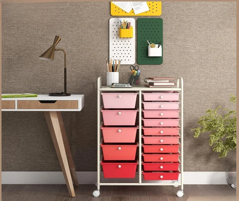 Household Organizer with Wheels Multi Layers Storage Cart Organizer Cart Kitchen Storage Kitchen Trolley