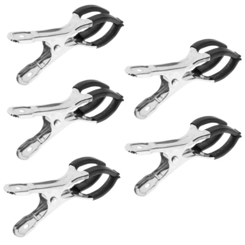 4pcs Musical Instrument Saxophone Gasket Indentation Clip Stainless Steel Repair Tool Accessories