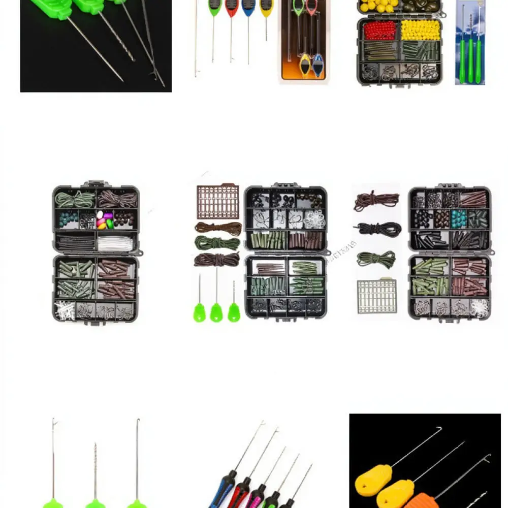 For TOPly Carp Fishing Tackle Box Reservoir Swivel Connector Snap Rings Terminal Gear Kit Outdoor Accessories